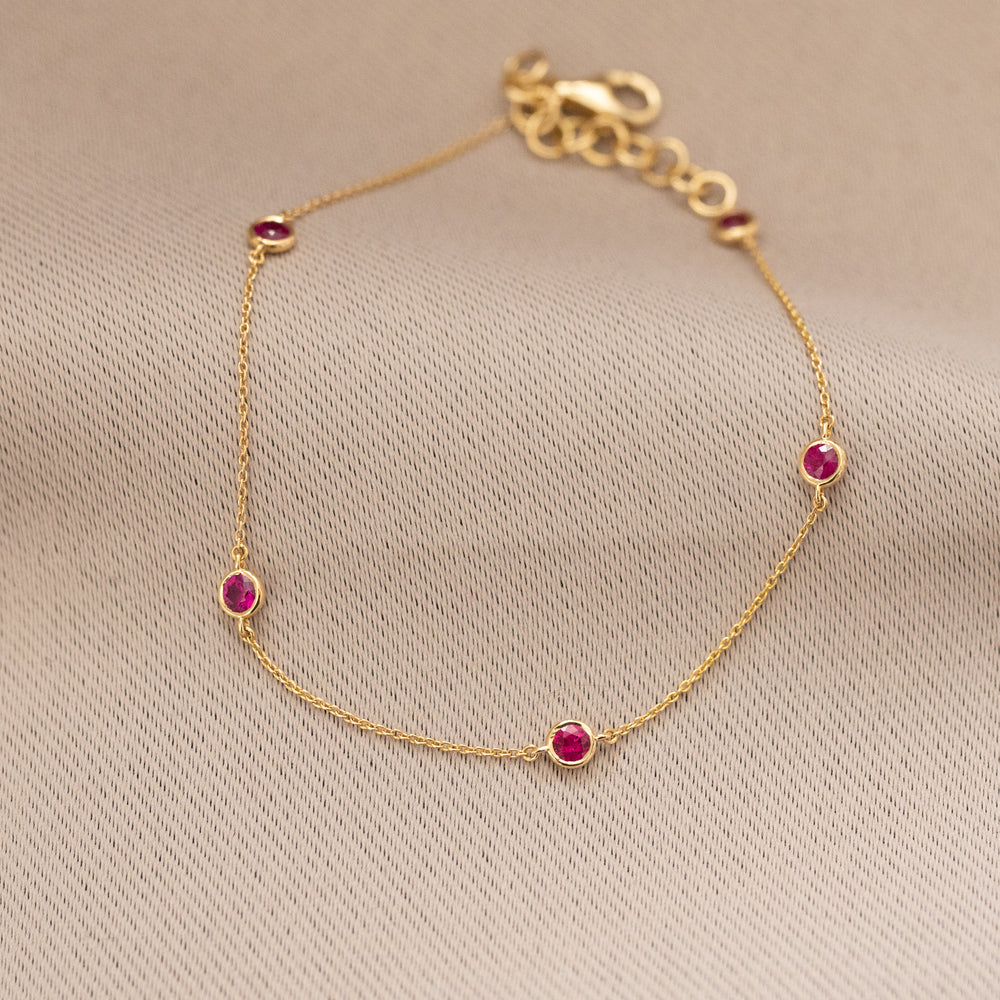 
                  
                    LINE COLOURS 5 Stone - FENA daily Jewellery
                  
                