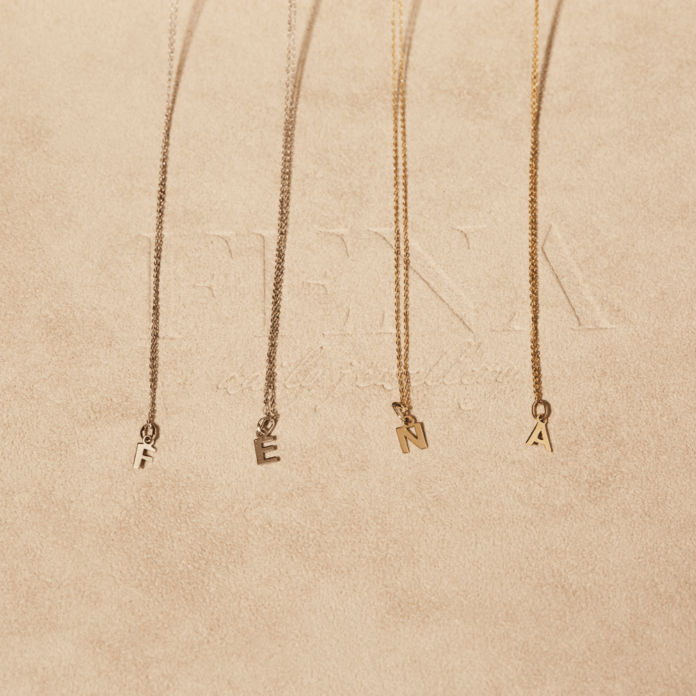 
                  
                    PURE Letters - 14K Gold - FENA daily Jewellery
                  
                