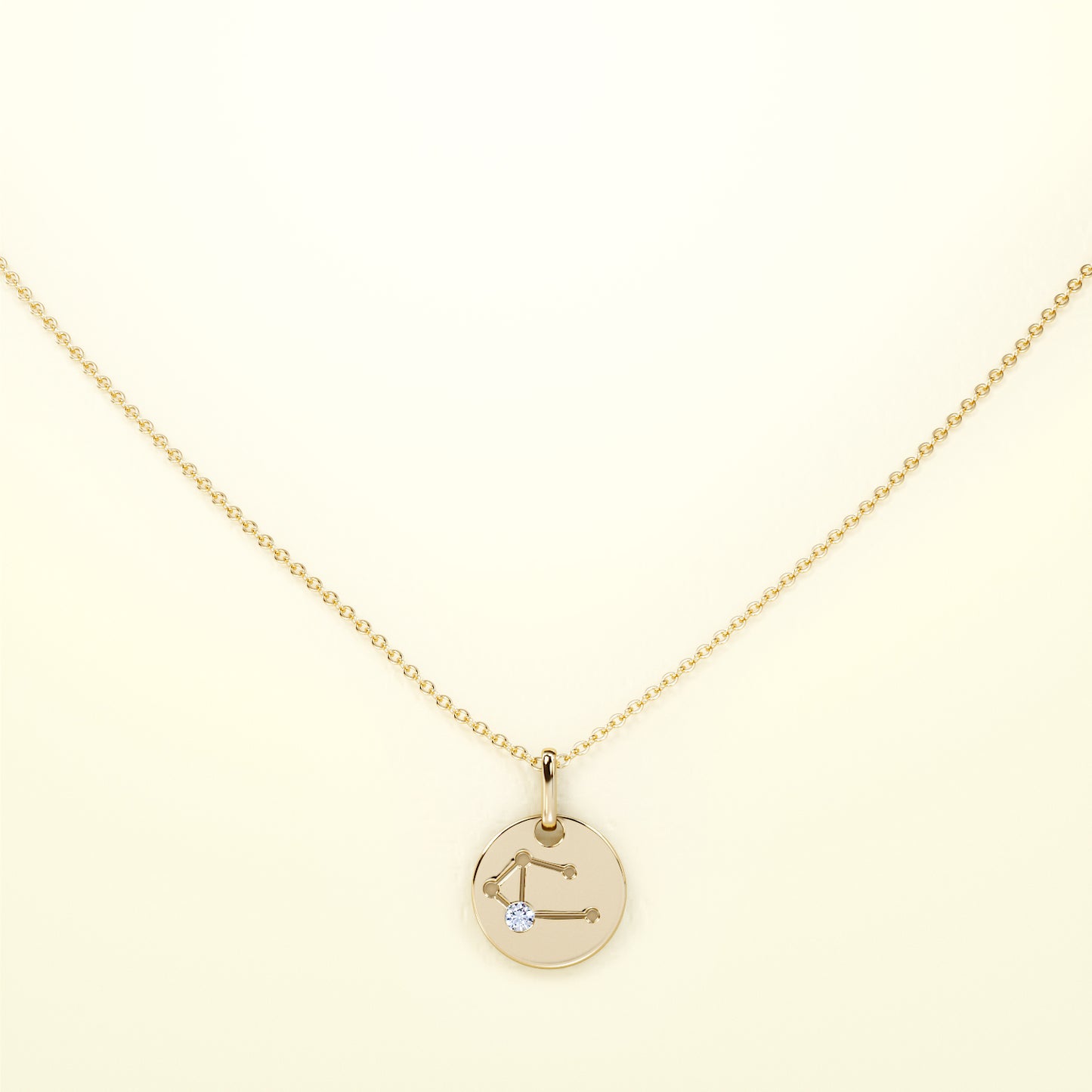 PURE Zodiac Waage - 14K Gold - FENA daily Jewellery