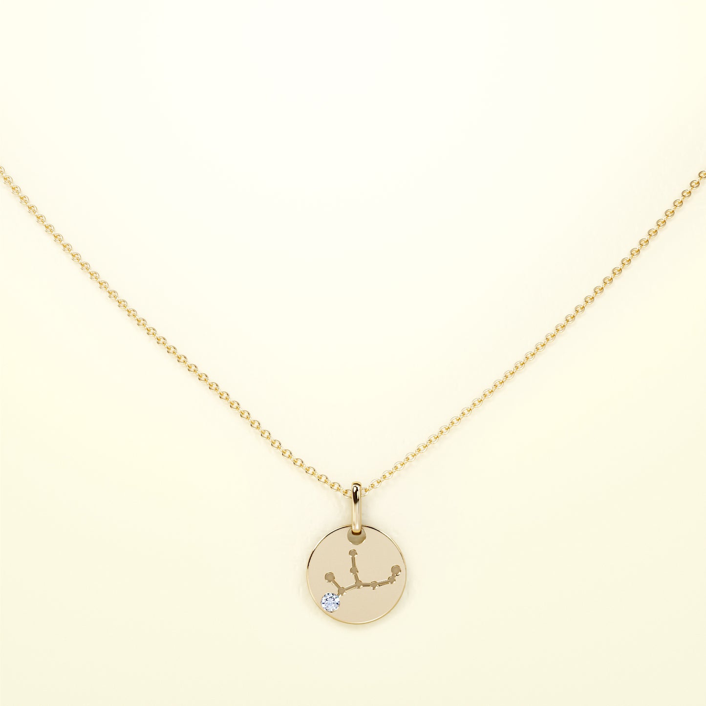 PURE Zodiac Jungfrau - 14K Gold - FENA daily Jewellery