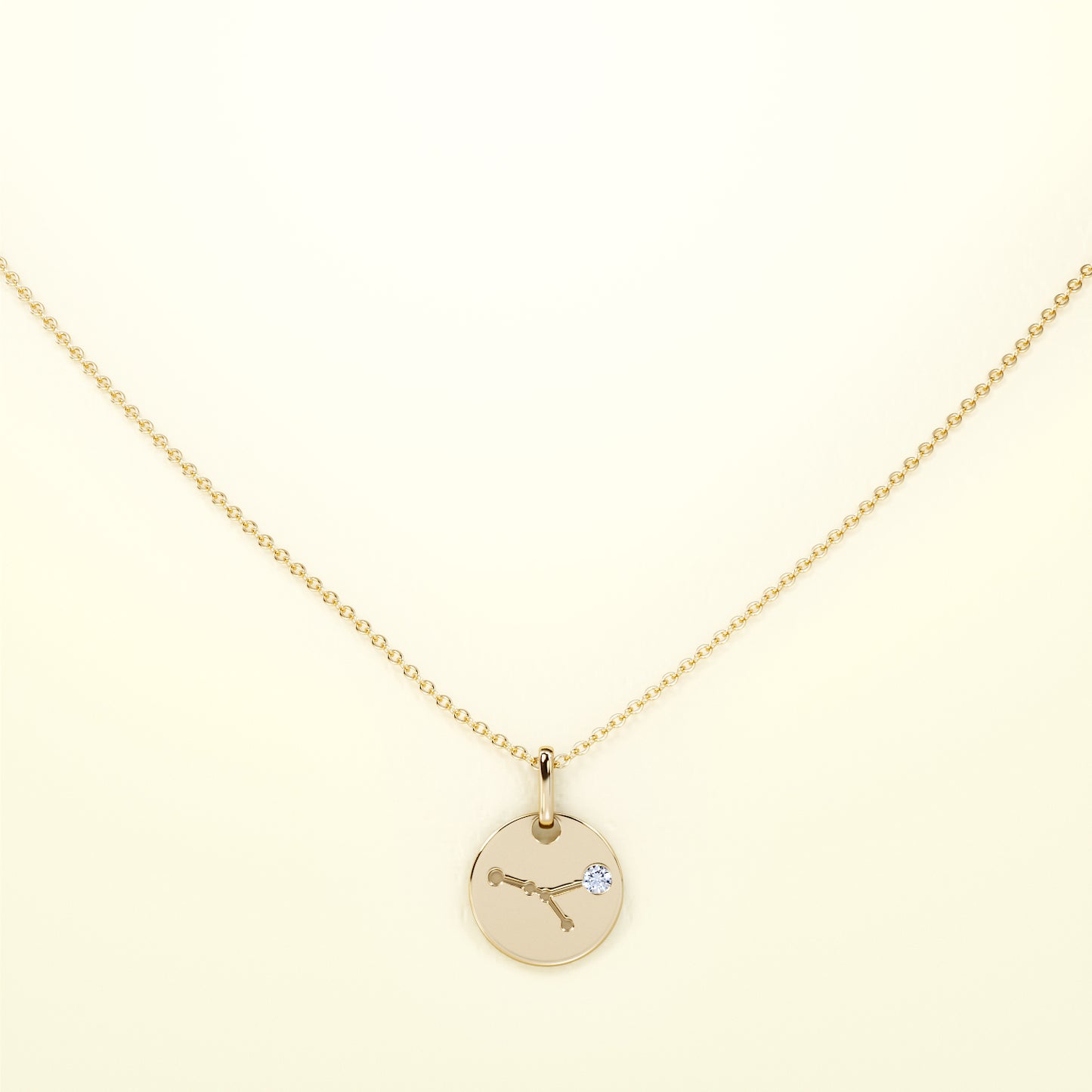 PURE Zodiac Krebs - 14K Gold - FENA daily Jewellery